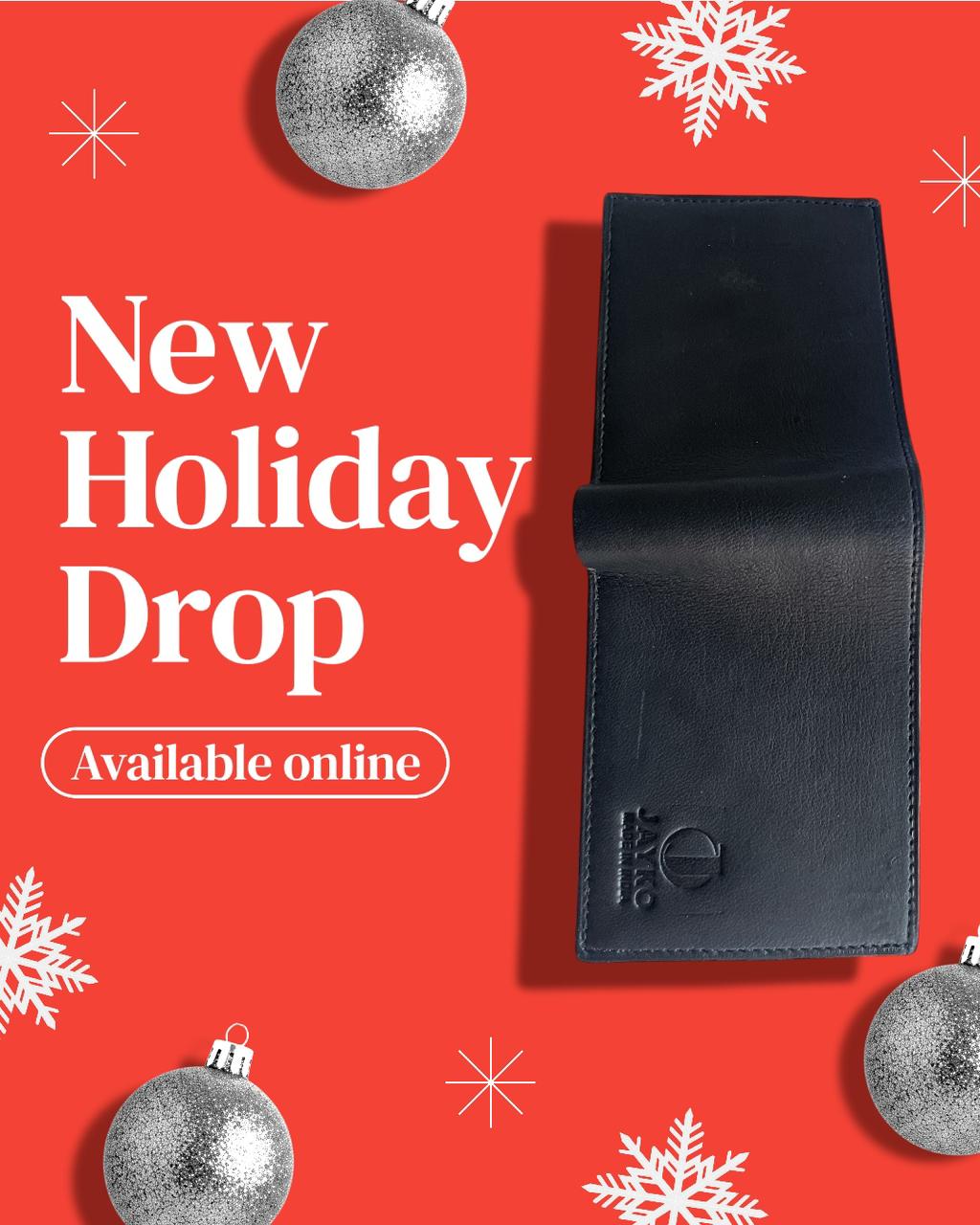 JAYKO BLACK LEATHER WALLET